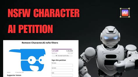 character ai nsfw petition|Character.AI petition to add NSFW toggle amasses。